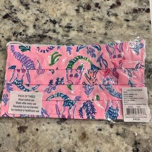 Authentic Lilly Pulitzer face masks.